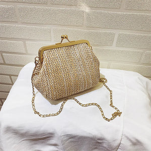 Summer Women Lady Wild Mini Square Straw Bag Messenger Bag