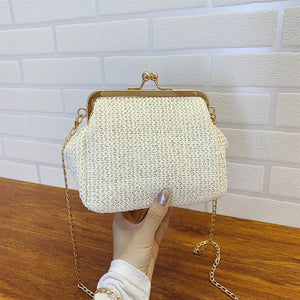 Summer Women Lady Wild Mini Square Straw Bag Messenger Bag