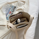 Vintage Leather Tote Bag Set for Women
