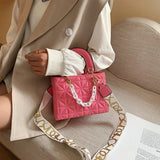 Classic Quilted Shoulder Bag for Women, PU Leather Crossbody Bag