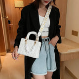 Classic Quilted Shoulder Bag for Women, PU Leather Crossbody Bag