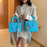 Classic Quilted Shoulder Bag for Women, PU Leather Crossbody Bag