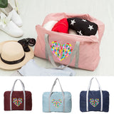 Love Print Zipper Travel Organizer Bag for Women