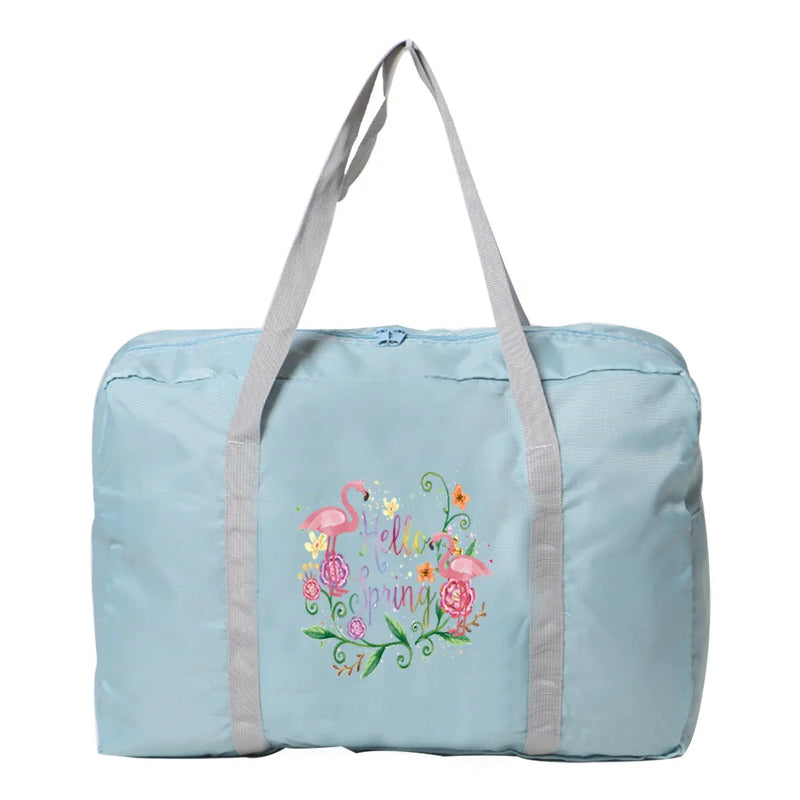 Flamingo Print Waterproof Travel Bag Organizer Toiletries Luggage