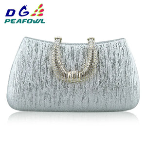 Crystal Stones Evening Bag Women Party Clutch Wedding Purses