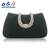 Crystal Stones Evening Bag Women Party Clutch Wedding Purses