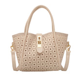 Hollow Wing Shoulder Bag Summer Bucket Purse Handbag