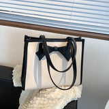 Casual Bow Shoulder Bag Large Capacity for Women