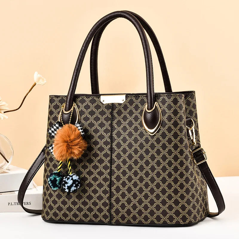 Middle-Aged Mother Bag Large-Capacity Crossbody Bag
