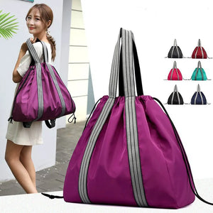 Nylon Yoga Mat Bag Gym Fitness Backpack Shoulder Drawstring Gymtas