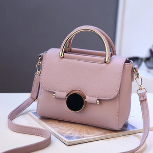 Women's PU Leather Shoulder Crossbody Bag Casual Tote Bolsa