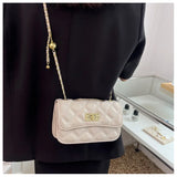Rhombic Lattice Chain Bag Small Square Messenger Women's Bag
