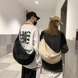 Korea Chains Women's Bag Backpack Crossbody Messenger Canvas Bag