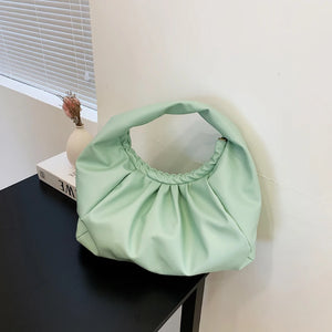 Women's PU Leather Shoulder Bag Hand High Short Handbags