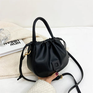 Women's PU Leather Bucket Bag Shoulder Messenger Bags