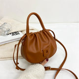 Women's PU Leather Bucket Bag Shoulder Messenger Bags