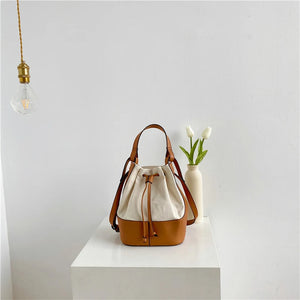 Canvas Bucket Bag Crossbody Bags Shopping Bags