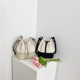 Canvas Bucket Bag Crossbody Bags Shopping Bags