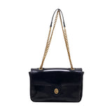 Large PU Leather Shoulder Bag Chains Messenger Handbag Women Ladies
