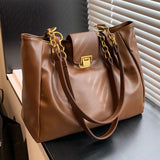 Large Women's Shoulder Bag with High Capacity