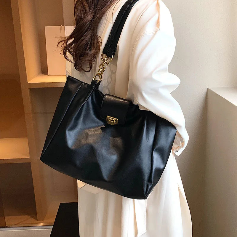 Large Women's Shoulder Bag with High Capacity