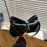 Large Texture Messenger Bag for Women Retro Shoulder Tote