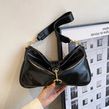 Large Texture Messenger Bag for Women Retro Shoulder Tote