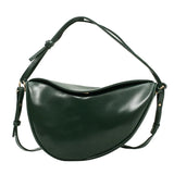 PU Leather Banana Crossbody Bag Women Shoulder Phone Purse