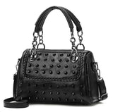 Riveted Tote Handbag Women Clutch Bag