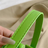 PU Armpit Bag Tote Shoulder Bag Dumpling Bag Handle Bag for Women