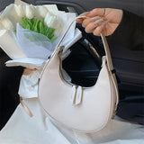 PU Armpit Bag Tote Shoulder Bag Dumpling Bag Handle Bag for Women