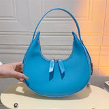 PU Armpit Bag Tote Shoulder Bag Dumpling Bag Handle Bag for Women