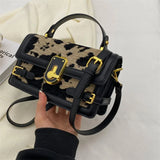 PU Crossbody Bag Women's Shoulder Bag Square Messenger Bag