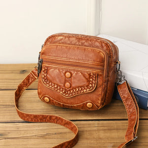 Women's PU Leather Shoulder Bag Crossbody Phone Wallet Multifunction Belt Bag