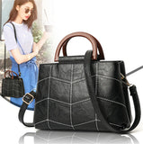 Women Leather Bags Set PU Handbag