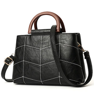 Women Leather Bags Set PU Handbag