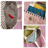 Canvas Tote Bag Lunch Bag Food Portable Small Lunchbox Bag