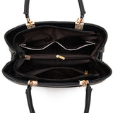 Imitation Brands PU Leather Tote Bags High-capacity Shopper Travel Purses