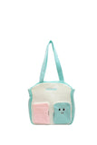 Plush Fluffy Shopper Shoulder Bag for Girls School Bear Cotton Bag