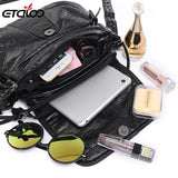 Women's PU Leather Handbags Top-handle Shoulder Bag