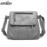 Women's PU Leather Handbags Top-handle Shoulder Bag