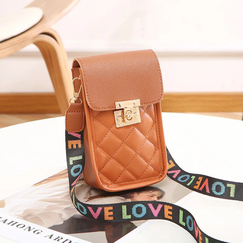 Embroidered Mini Cross-body Bag for Women