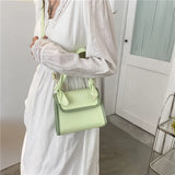Women's Small Crossbody Square Bag Spring Summer Casual Shoulder Bag