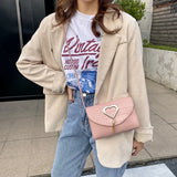 Fashionable PU Side Bag for Women - Lipstick Design