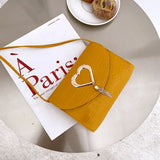 Fashionable PU Side Bag for Women - Lipstick Design