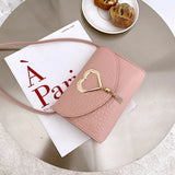 Fashionable PU Side Bag for Women - Lipstick Design