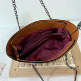 Office Women PU Leather Shoulder Bag High Capacity Female Large Bag