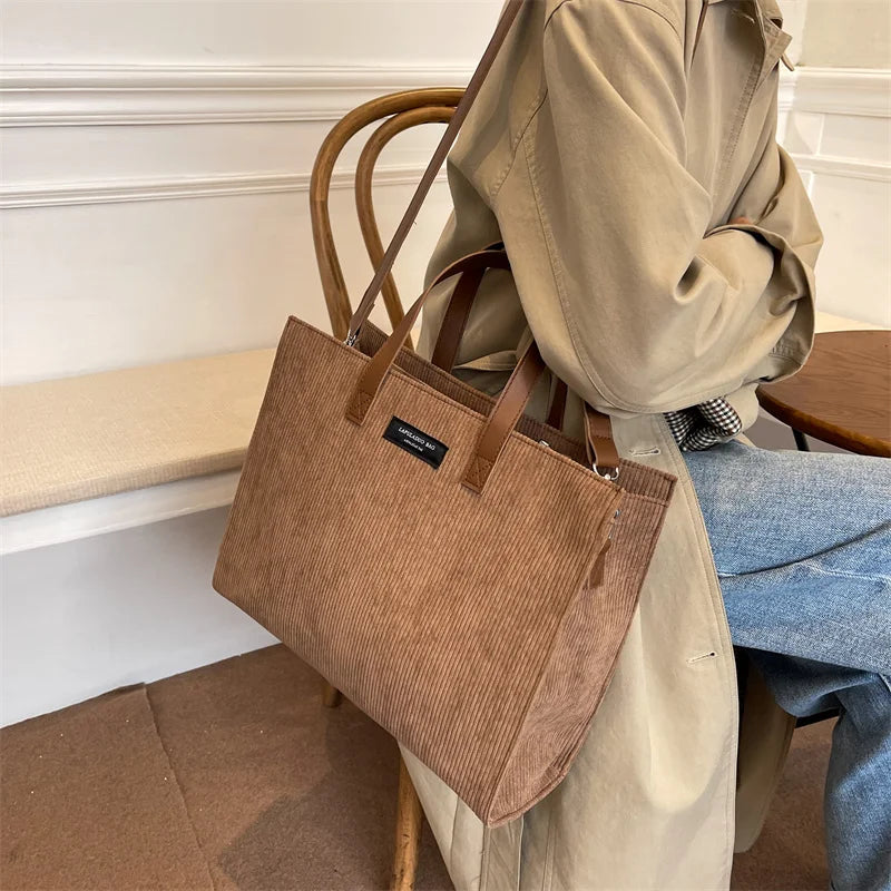 Office Women Shoulder Crossbody Bag Vintage Shopper Totes