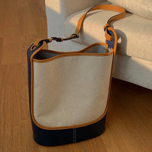 Women's Large Capacity Casual Tote Bag Travel Bucket Bag Cross Body Bags