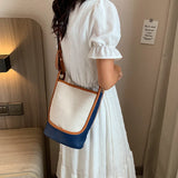 Women's Large Capacity Casual Tote Bag Travel Bucket Bag Cross Body Bags